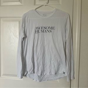 Awesome Humans #WearFigs Figs Supersoft Longsleeve Underscrub